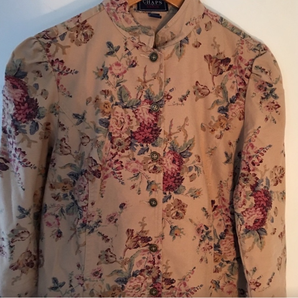 Ralph Lauren floral jacket Chaps